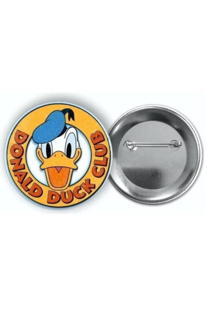 Donald Duck Buton T366 T365 İğneli Boyun T373sı T366i Çanta T366i - 1