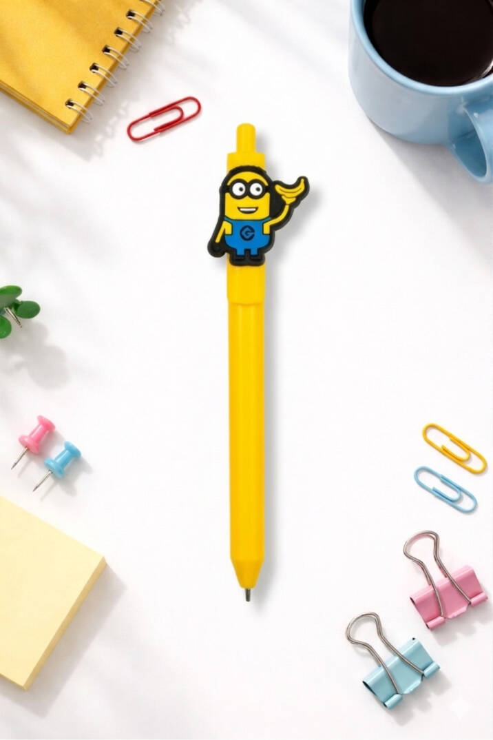Eğlenceli Minion Figürlü Koleksiyonluk Sarı Kalem - 1