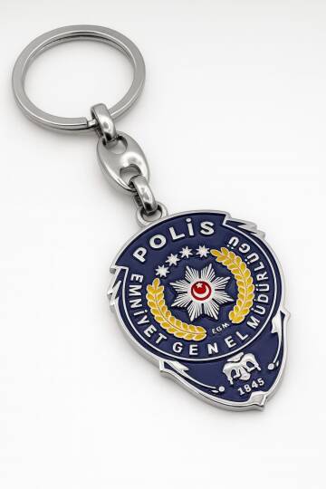 Polis Çift Taraflı Renkli Logolu T366 Metal T368