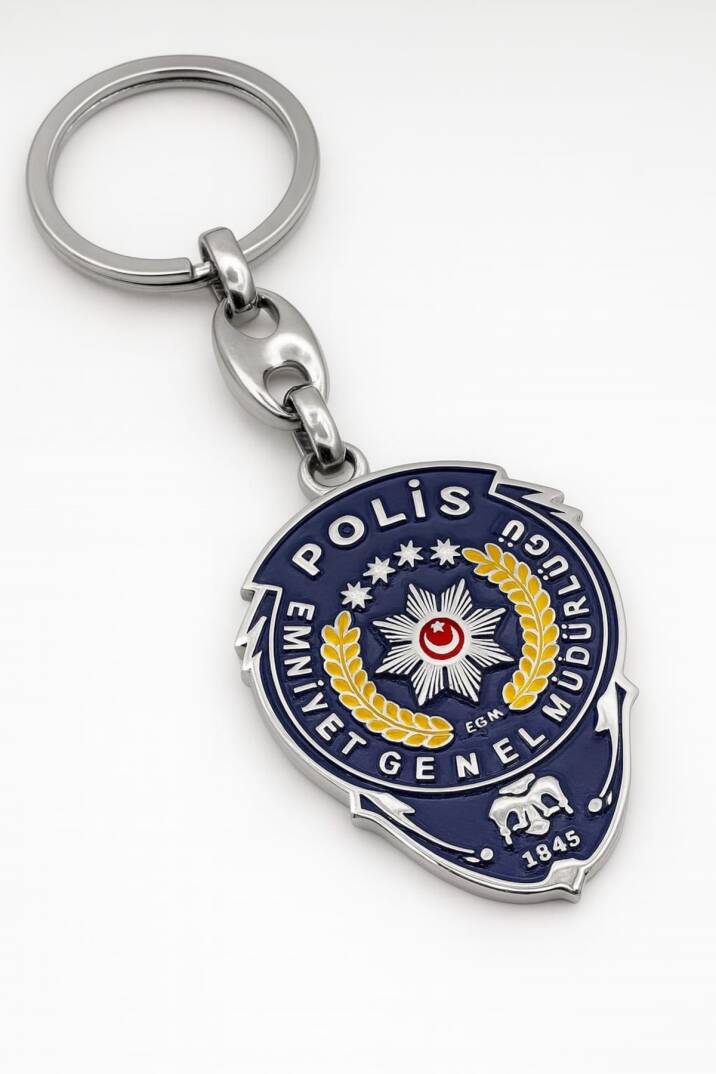 Polis Çift Taraflı Renkli Logolu T366 Metal T368 - 1