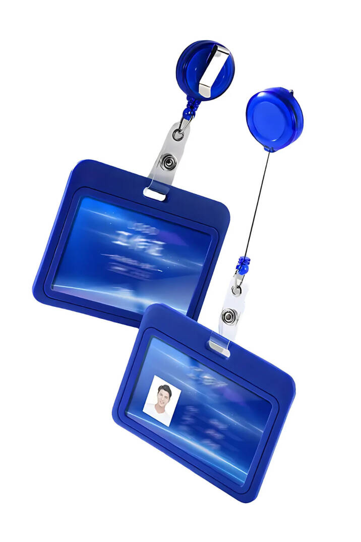 Şık ve Dayanıklı Mavi Kart Kabı ve Kart Tutucu Yoyo Set - 1