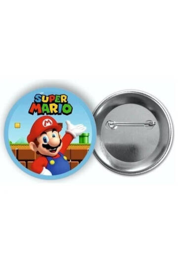 Süper Mario Buton T366 T365 İğneli Boyun T373sı T366i Çanta T366i