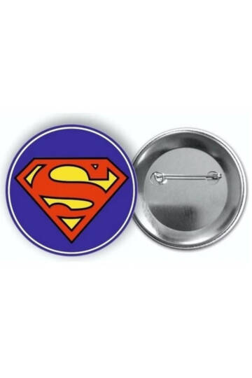 Superman Buton T366 T365 İğneli Boyun T373sı T366i Çanta T366i
