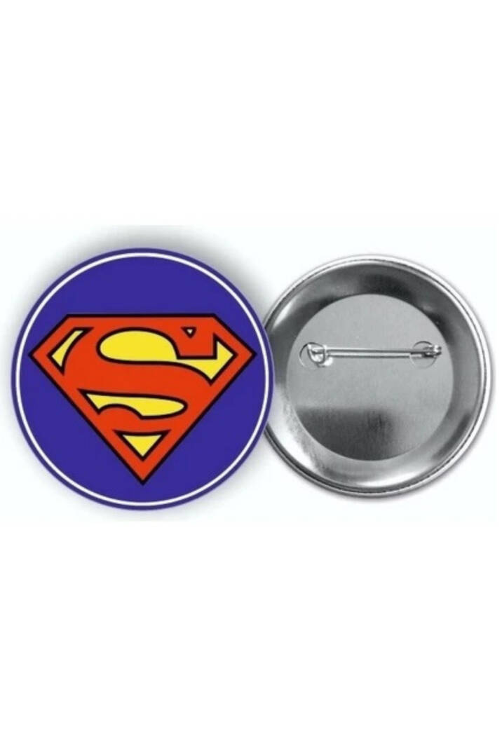 Superman Buton T366 T365 İğneli Boyun T373sı T366i Çanta T366i - 1
