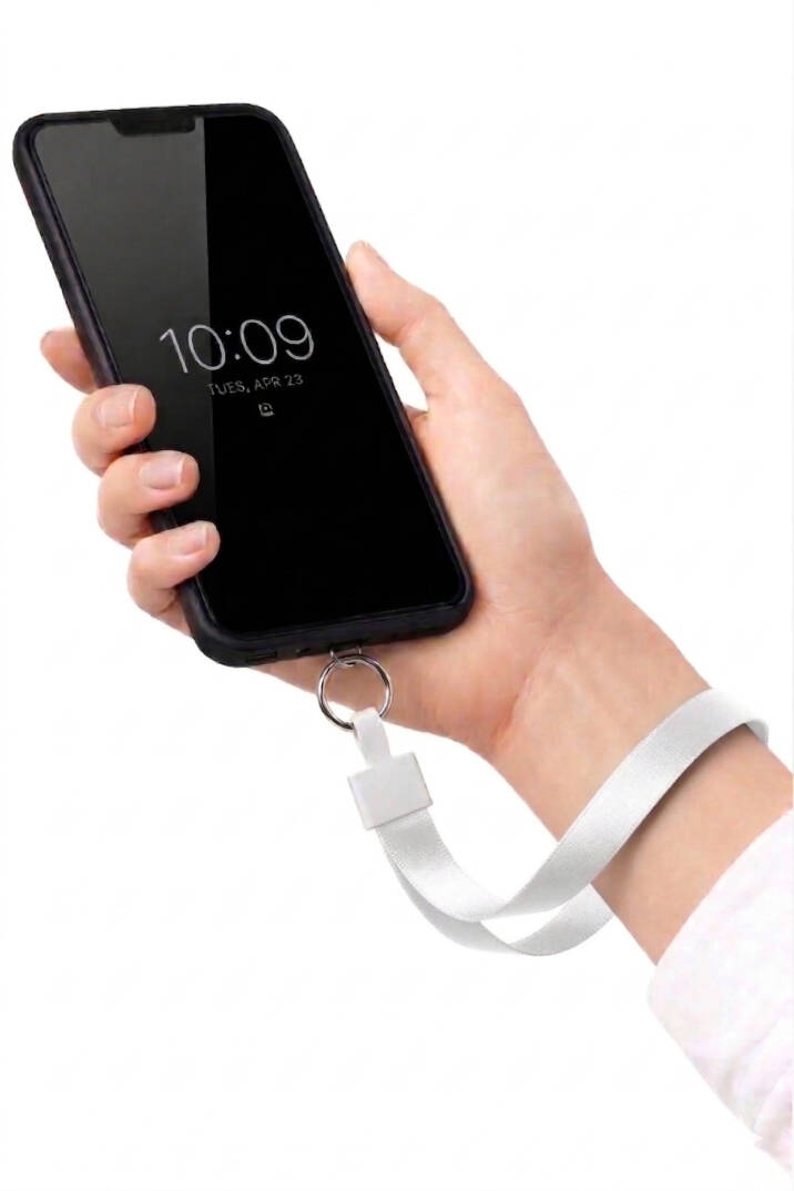 Tüm Telefon Modellerine Uyumlu Çok Amaçlı Beyaz Bilek T373 ipi - 1