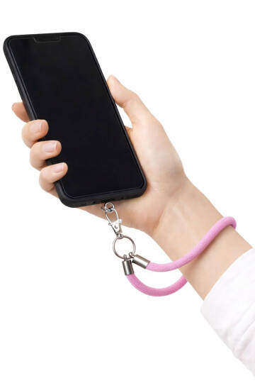 Tüm Telefon Modellerine Uyumlu Çok Amaçlı Bilek T373 İpi Pembe