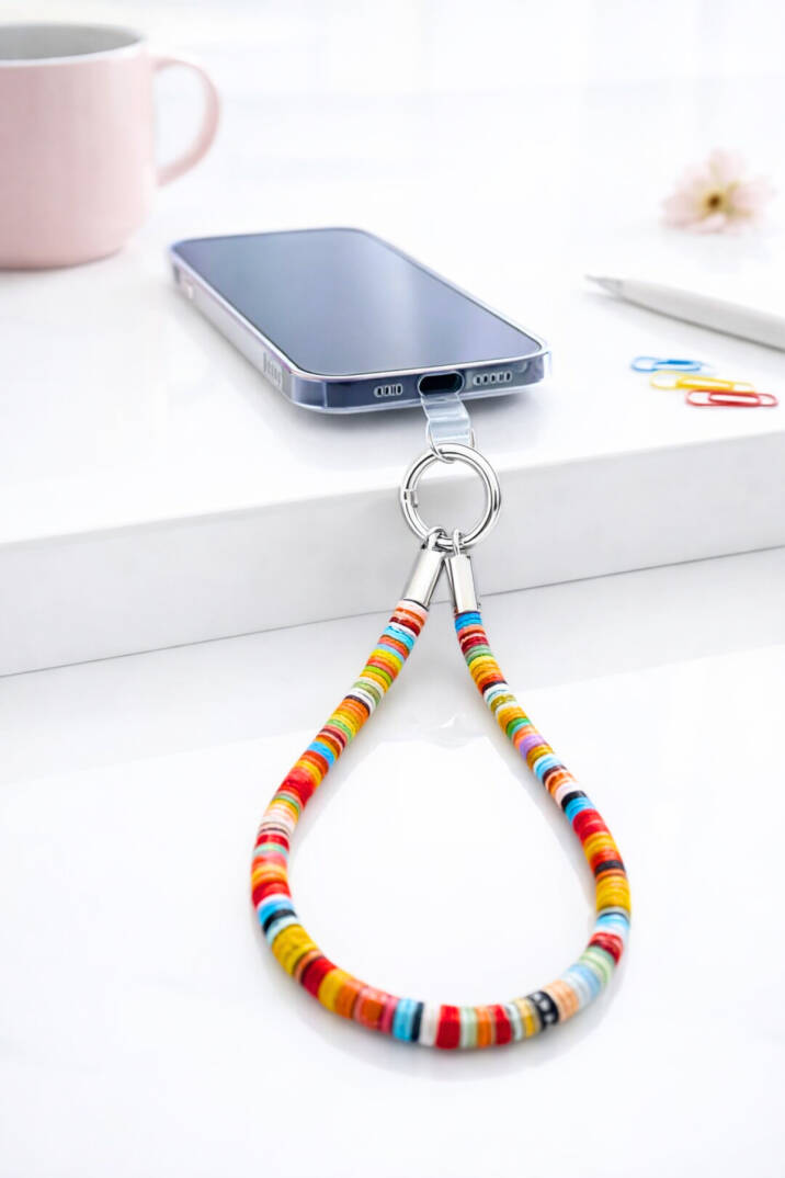 Tüm Telefon Modellerine Uyumlu Dayanıklı Telefon Bilek T373 İpi - 1